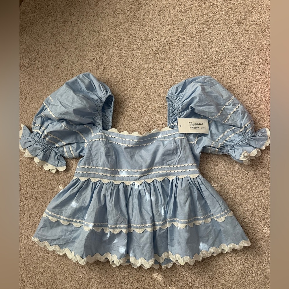 NWT Sofie the label - Blue Jeanie Blouse